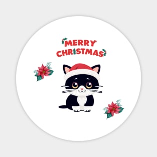 cat christmas Magnet